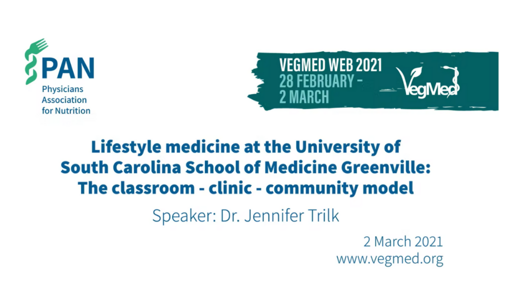 Lifestyle Medicine at University of South Carolina School of Medicine Greenville